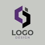 Logo design with brand colours and typography for visual consistency