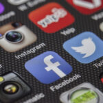 Creating social media content with visuals and captions for brand engagement on Instagram and Facebook